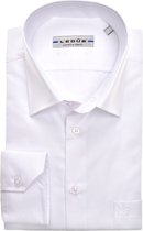 Ledub regular fit overhemd - wit - Strijkvriendelijk - Boordmaat: 42