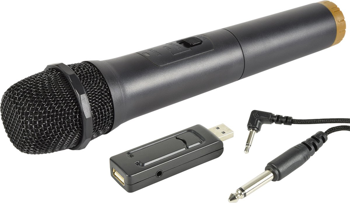 QTX U-Mic draadloze USB microfoon UHF 864.8 Mhz