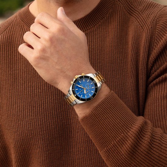 Olympic OL89HSS055B Paul Horloge Heren Staal 43mm bol