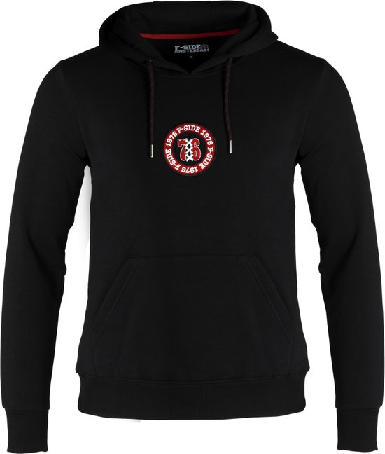 Ajax-hooded sweater zwart F-side 76