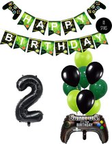 Cijfer Ballon 2 Game Videospel Verjaardag Thema - De Versiering voor de Gamers Birthday Party van Snoes