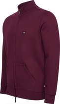 Cappuccino Italia - Heren Sweaters Fleece Zip Jack - Rood - Maat L