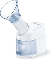 Beurer SI 40 Inhalator - Stoomverdamper - Stomer - Vernevelaar - Verlicht bij verkoudheid/griep - Ca. 43 °C - Incl. masker voor mond en neus en aromamasker - Zeer stil - Automatisch aan/uit - 3 Jaar garantie