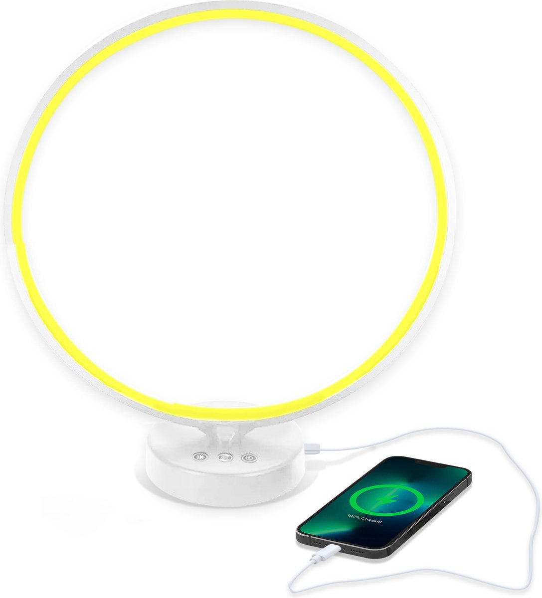 Bolt Electronics ® Tafellamp – Moodlamp – Lichttherapielamp - Moodlight – Daglichtlamp – Wit licht – Wit - Bolt Electronics®