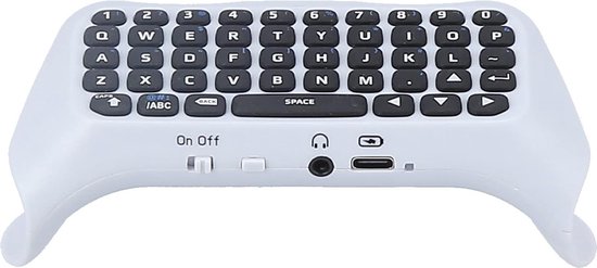 Equivera Geschikt voor PS5 Toetsenbord - Wit - Gaming Keyboard ...