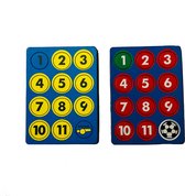 LJP - Voetbal Magneten - 24 stuks - Tactiekbord Voetbal - coachmap - coachbord - Magneetbord