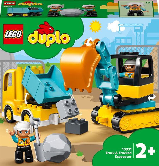 LEGO DUPLO Truck & Graafmachine met rupsbanden - 10931 cadeau geven