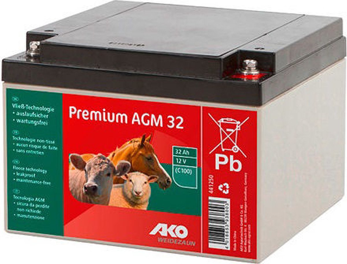 AKO Premium AGM vliesaccu 32 Ah