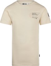 T-shirt No Way Monday R-boys 4 Garçons - Blanc cassé - Taille 128