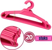 Synx Tools Kinder Kledinghangers - Kleerhangers - 20 stuks - Hanger - roze kleurenMix - kledinghangers baby - kinderkleding hangers - Babykleding - babykameraccessoires - 18CM-28CM-x0,5CM