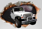 Jeep - Diamond Painting - 50 x 65 cm - Ronde steentjes
