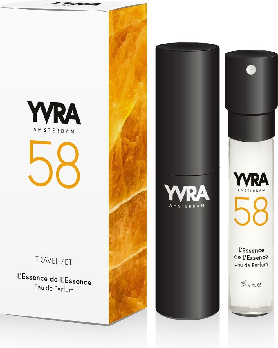 YVRA - 58 L'Essence de L'Essence Eau de Parfum Travel Set - 2 x 8ml - Heren eau de parfum