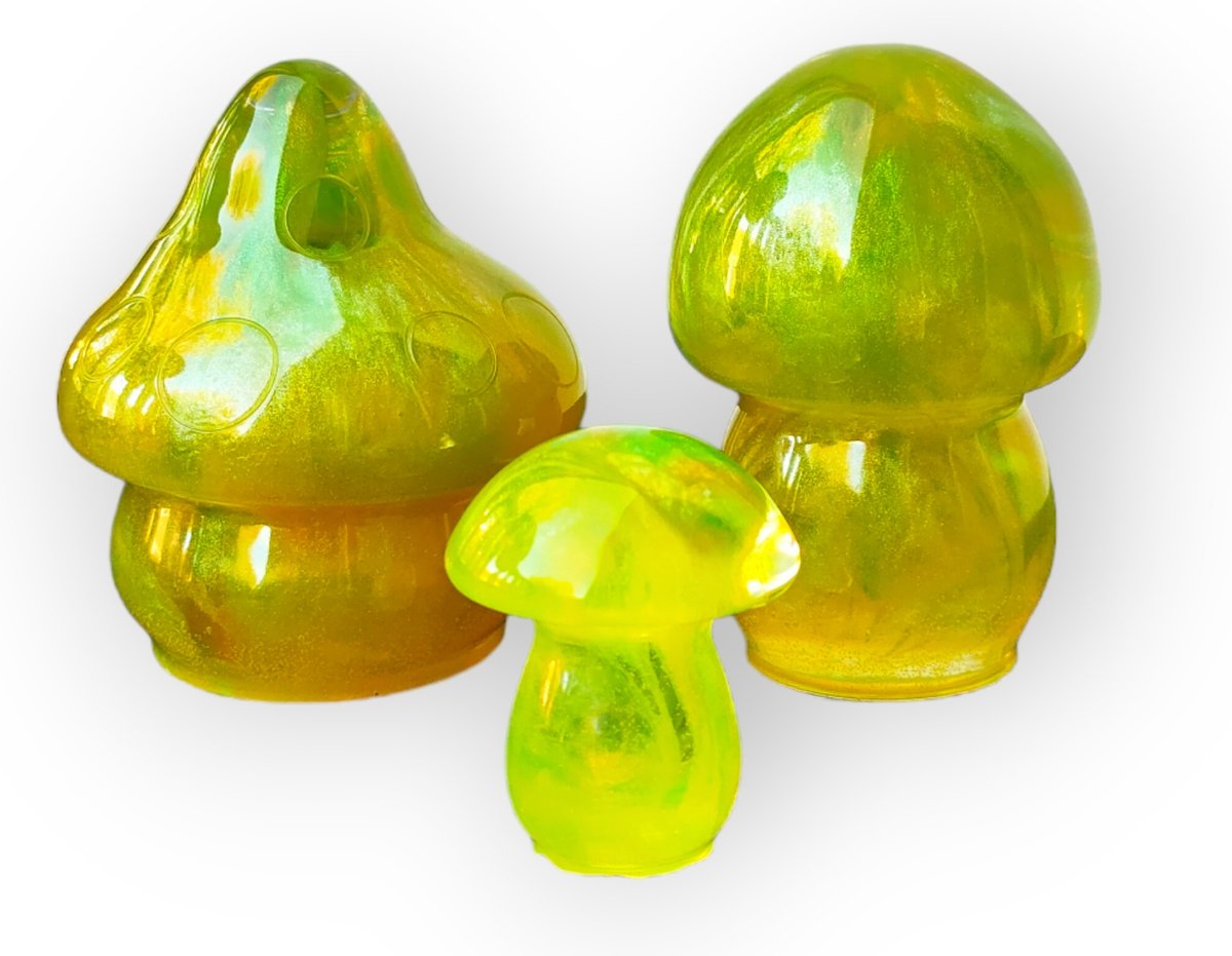 Resin Art JR: Herfst decoratie / Hoogwaardige kwaliteit decoratieve paddenstoelen set