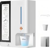 Mondwater Dispenser - Mondwater - Flossen Houder- Dispenser - Flossen + Cups - Oplaadbare Dispenser - Badkamer Tools - Handig Voor In De Badkamer / Keuken - Navulbaar