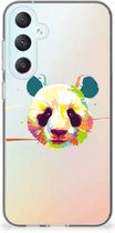 Back Case TPU Siliconen Hoesje Geschikt voor Samsung Galaxy S23 FE Smartphone hoesje Panda Color