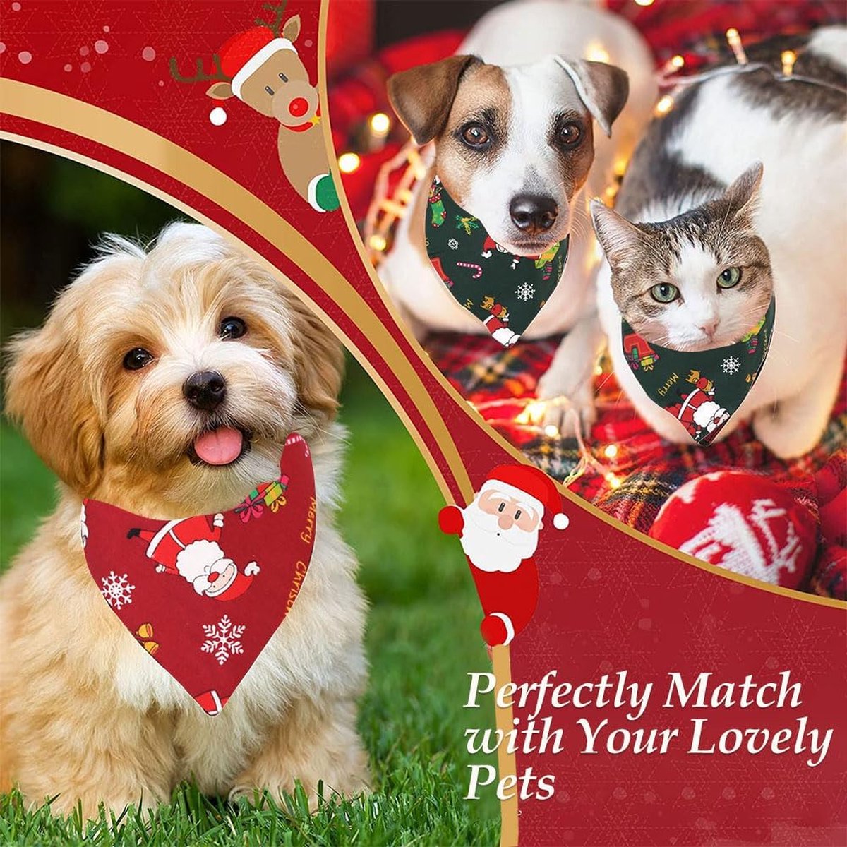 Pull De Noël Bleu Marine Avec Père Noël Et Bonhommes De Neige – Pulls