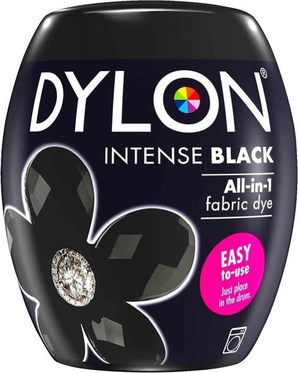 Goedkoopste DYLON Wasmachine Textielverf Pods - Intense Black - 350g