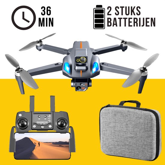 Killerbee GX2 Cobra - GPS Drone met camera en obstakel ontwijking - Voor kinderen en volwassenen - Inclusief 2 accu’s - 40 minuten vliegtijd - brushless motoren