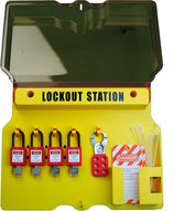 Lockout station - Wandmontage - LOTOTO - Loto - Lockout Tagout - Incl. Lockout Tagout materiaal - Lock out - Tag out