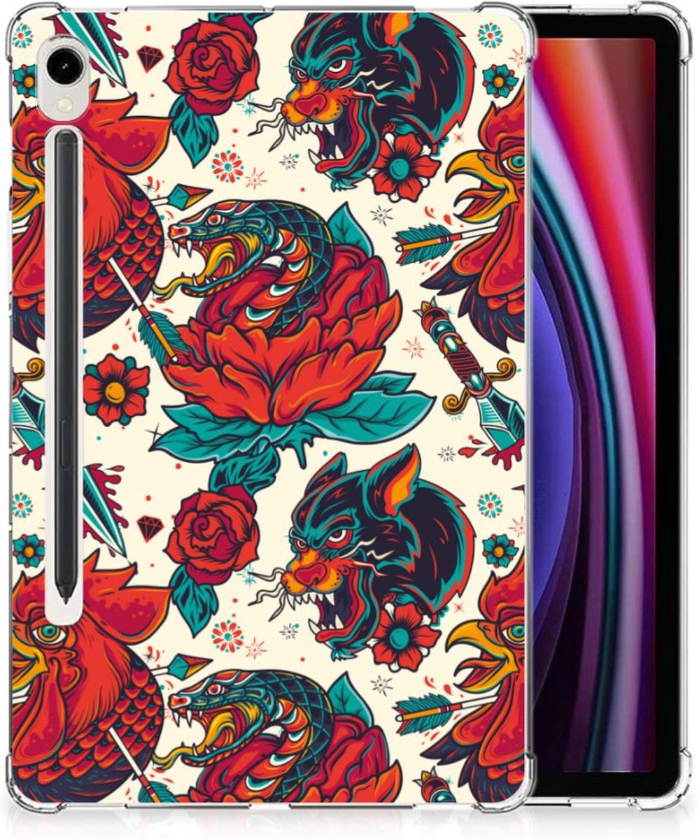 Tablet Backcover met foto voor Samsung Galaxy Tab S9 Old Skool