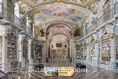 Kloosterbibliotheek Admont - Oostenrijk | Houten Puzzel | 1000 Stukjes | King of Puzzle | 59 x 44 cm
