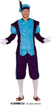 Guirma - Pietenpakken - Blauwe Kadootjes Piet - Man - Blauw - Maat 48-50 - Kerst - Verkleedkleding