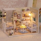 Playos® - Maison miniature DIY - Kit de construction - avec Siècle des Lumières - Journal de chaton - Kit de construction de maquettes - Maisons miniatures - Modélisme en bois - Adultes et Enfants