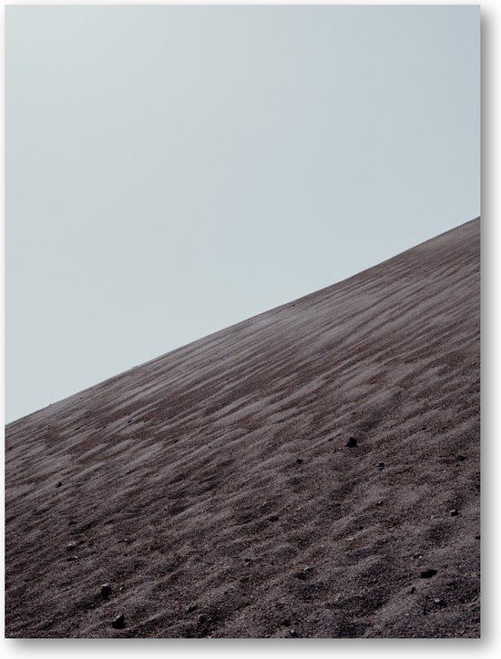 Eenvoud van de Elementen - Lanzarote's Lessen in Eenvoud - Aards Minimalisme - Fotoposter 30x40