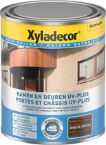 Xyladecor Uv-Plus pour fenêtres et portes - Teinture pour bois - Chêne foncé - 0,75 L