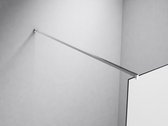 Clp SQUARE - Roestvrijstalen douchewand - NANO-glas - Mat glas 70 x 200 x 100 cm