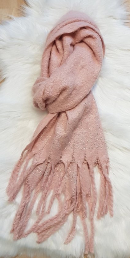Sjaal glitter - Roze
