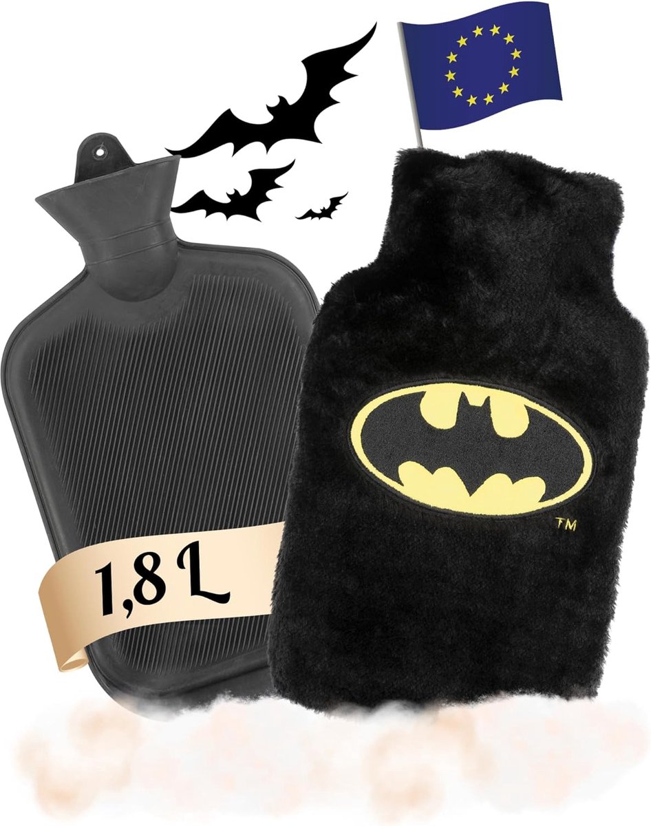 The Batman Kruik Warm Water Bag - Cadeau voor Warm Water - DC Comics