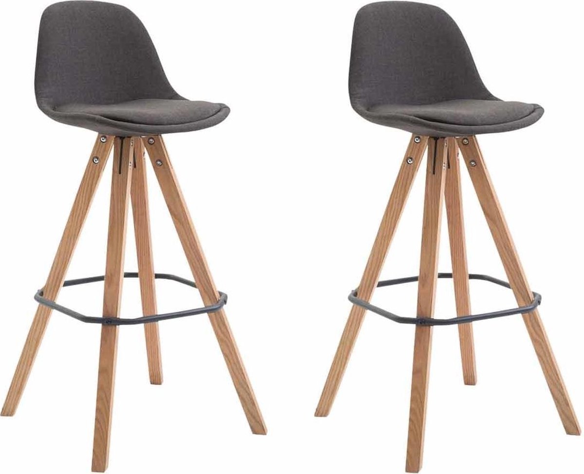 Set van 2 Lentini stof grijs zwart | 320574