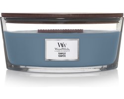 WoodWick Heartwick Flame Ellipse Geurkaars - Tempest - 50 branduren