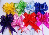 10x Décoration pour emballages cadeaux - Set Multicolore - Modèle A - Noeuds Cadeaux - Rubans - Emballage - Cadeau - Sham's Art