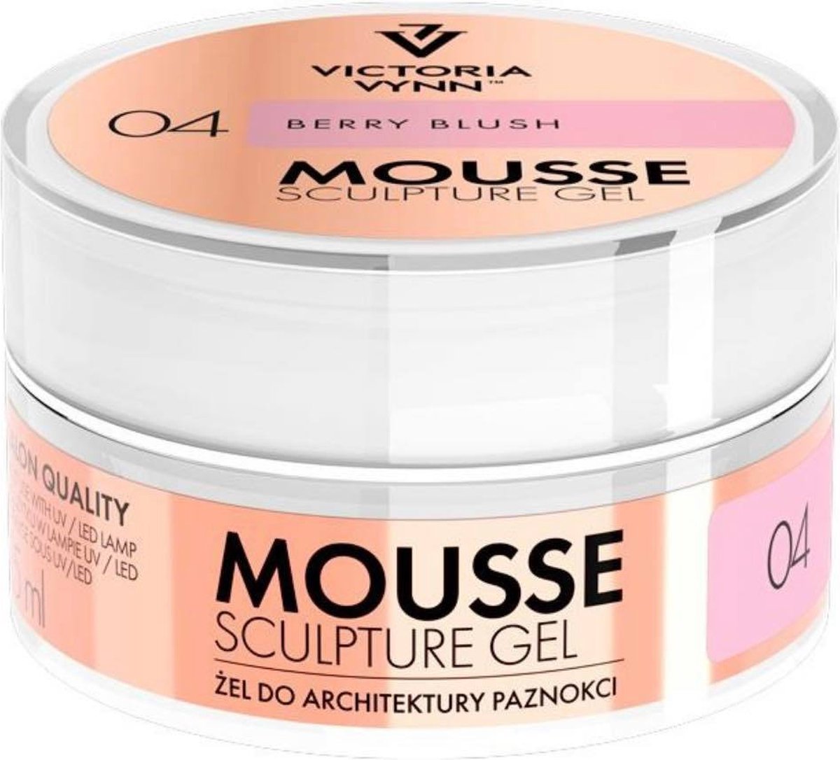 Goedkoopste VICTORIA VYNN | Mousse Gel 04 Berry Blush - gellak - gelpolish - nagels - nagelstyliste - manicure - nagelverzorging - lak - gelnagels - gel - polish - buildergel - moussegel - opbouwgel - Caramdia - 15 ml