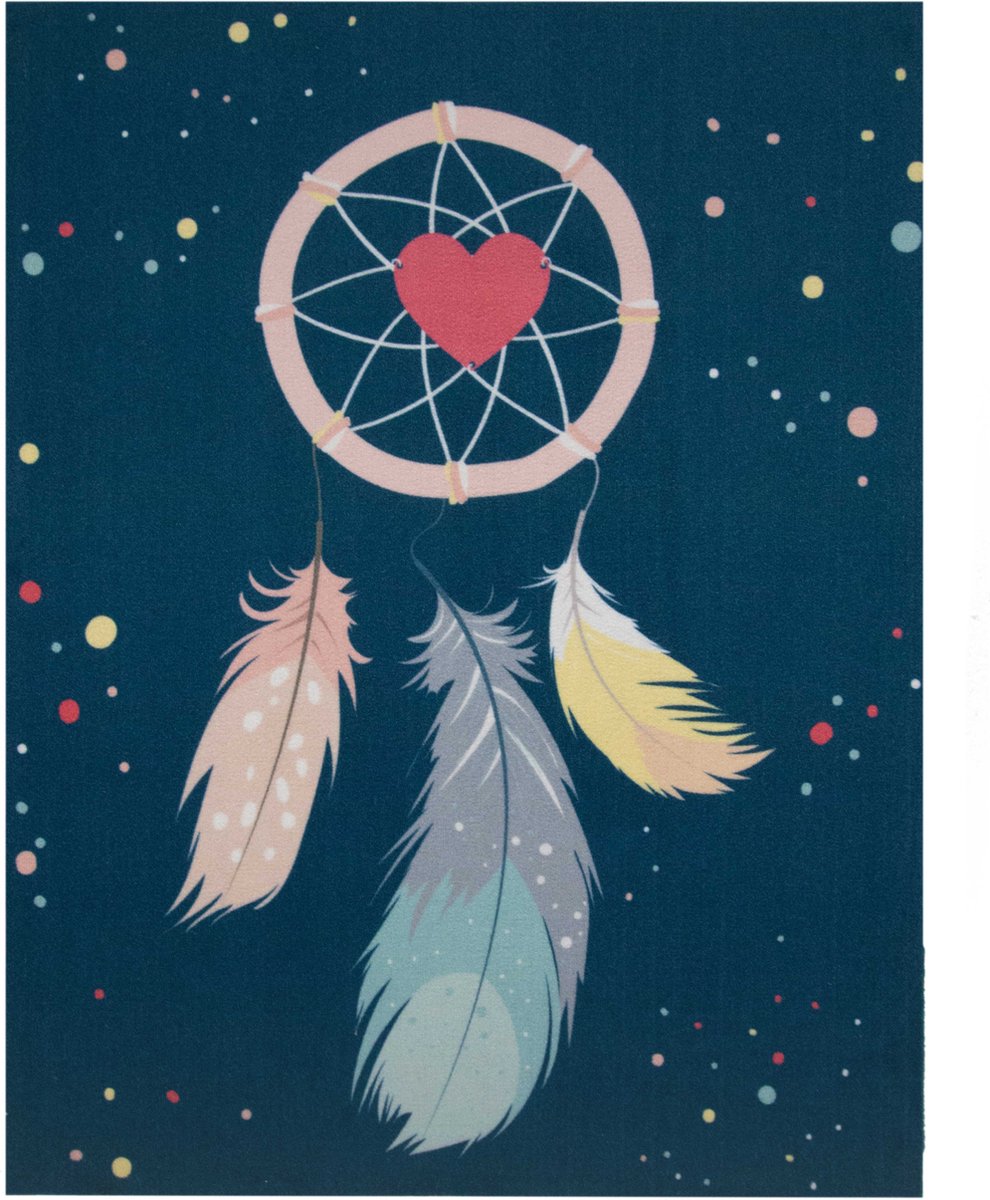 Tapijt Dream Big - Associated Weavers - Vloerkleden - Blauw - Polypropyleen
