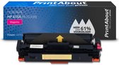 PrintAbout huismerk Toner 415X (W2033X) Magenta Hoge capaciteit geschikt voor HP