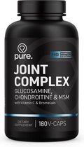 pure. Joint Complex - 180 vegan capsules - Glucosamine - MSM - Chrondroitine