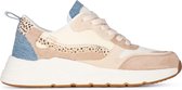 POSH by Poelman CHARLIE Dames Sneakers - Beige met combinatie - Maat 40