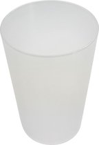 Gobelet réutilisable en plastique, très robuste, passe au lave-vaisselle, Verres à limonade, Verres de camping. Par 10 pièces