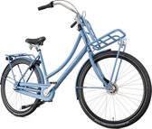 Popal Daily Dutch Prestige N3 - Vélo de transport 28 pouces - Cadre aluminium - Femme - 59cm - Blauw Göteborg