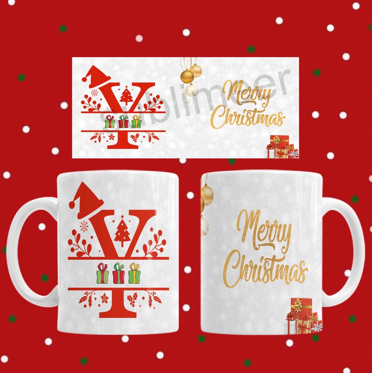 Mok Y Merry christmas / Vrolijk kerstfeest