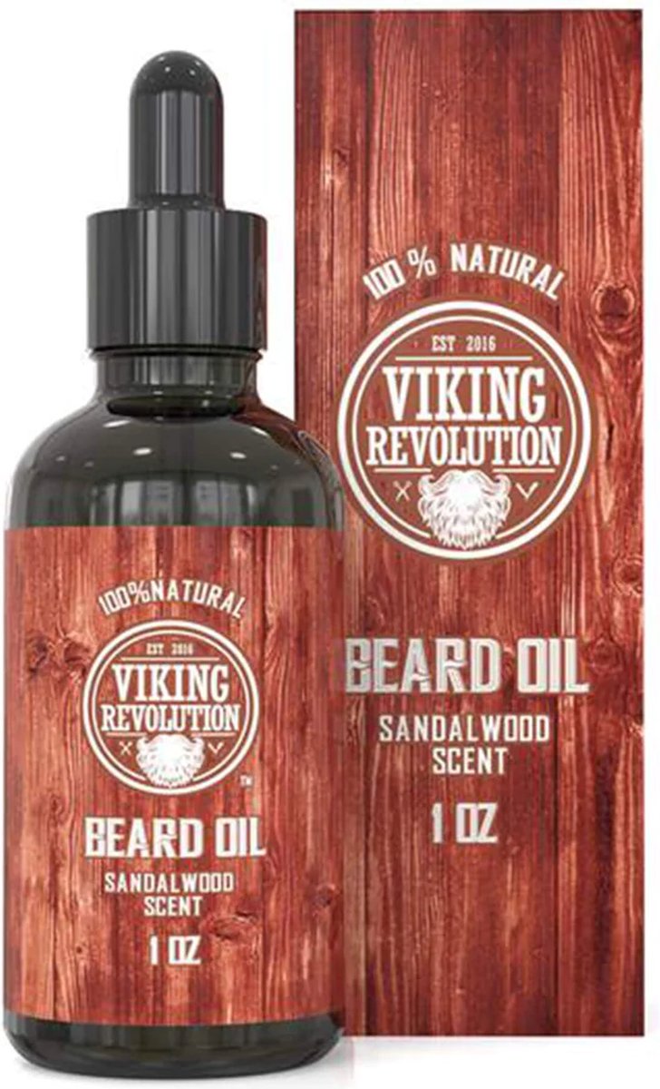 Viking Revolution Baardolie - Sandalwood 100% Natural - 30ML