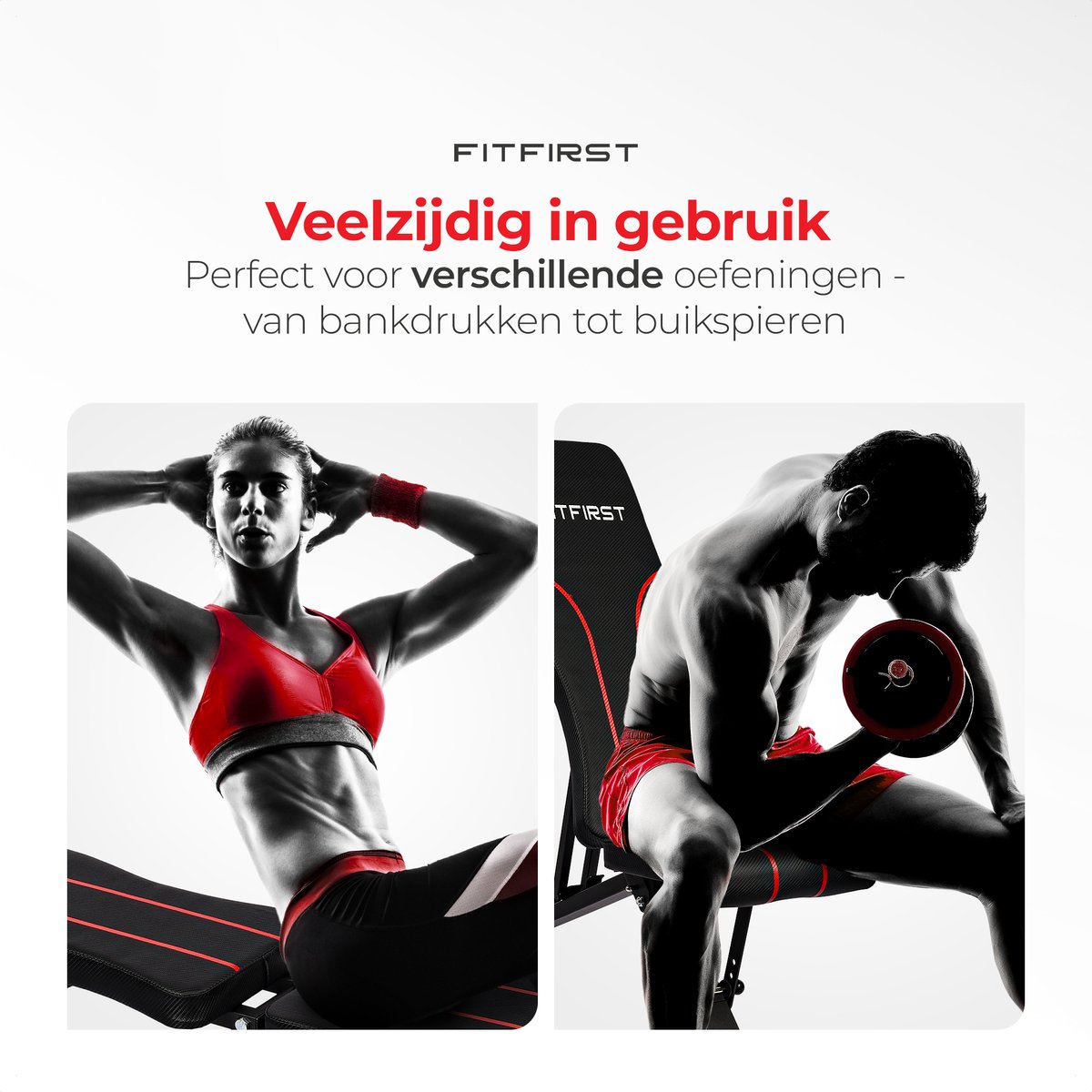 FitFirst FitFirst Fitnessbank Verstelbare Halterbank - afbeelding 4