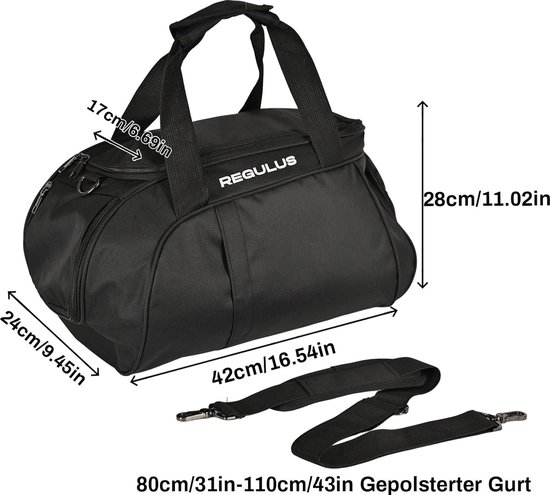 Sporttas voor dames, grote sporttas met schoenenvak en vak voor nat gebruik, voor dames en heren, 65 liter, reistas, zwemtas, weekendtas, (armgreen
