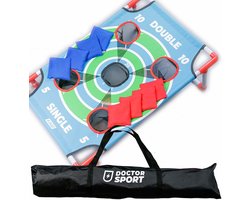 Cornhole Dart Single Top Spel - 8 Werpzakken - 3-in-1 games - in luxe draagtas