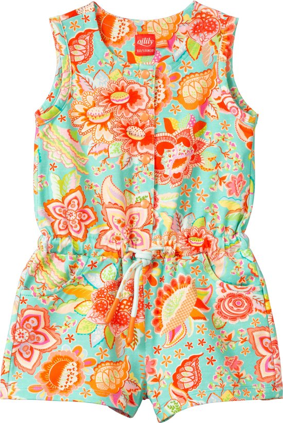 Oilily Picture - jersey - Meisjes - Turquoise - 104