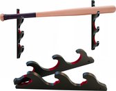 Baseball Bat Display Rack Softball Bat Holder voor Horizontaal Display Houten Bat Rack voor Memorabilia en Collectible