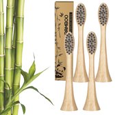 Bamboe Opzetborstels - Geschikt voor Philips Sonicare - 4 stuks